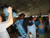 Man dancing at gospel tent.jpg (48788 bytes)