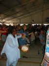 Women dancing at gospel tent.jpg (41465 bytes)